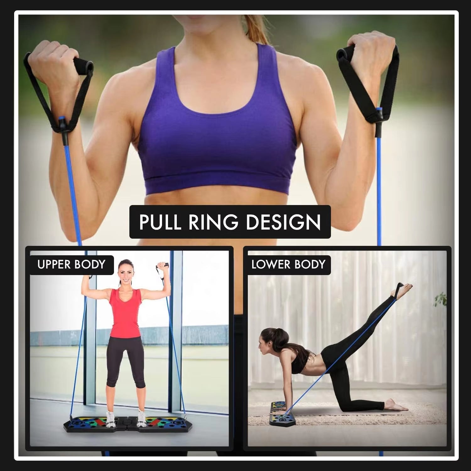 Push-Up Board for different positions and muscle working