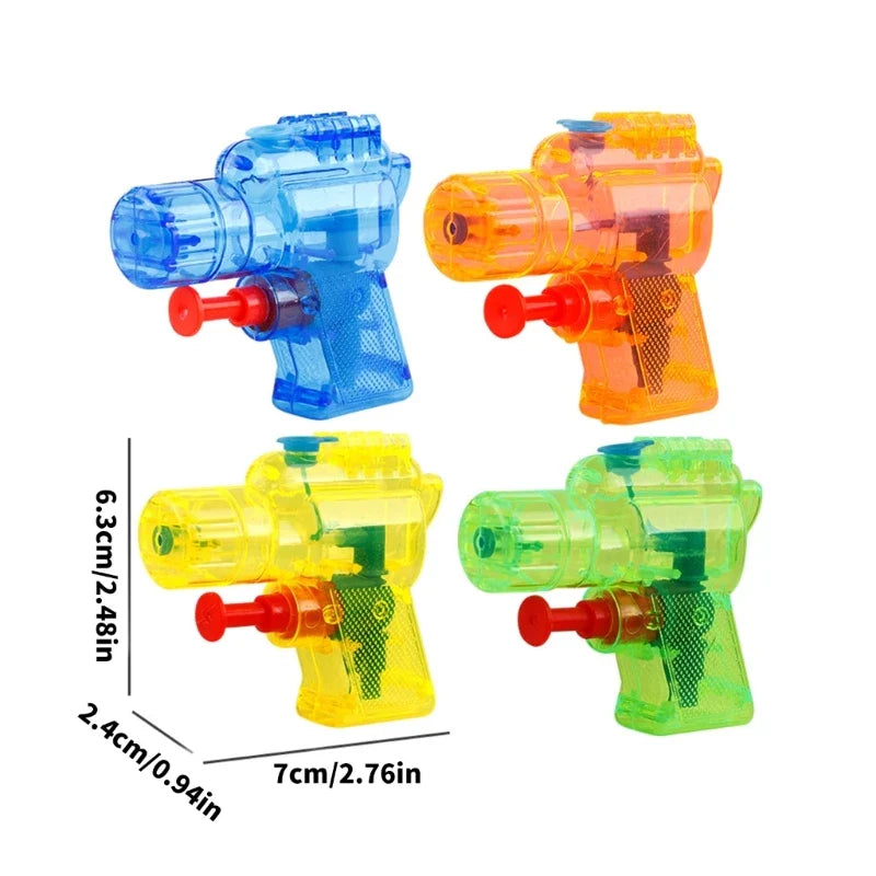 5/10Pcs Mini Transparent Water Gun Toy for outdoor