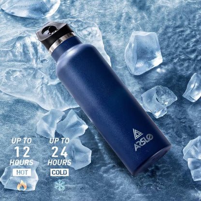 Stainless Steel Double Wall Water Bottles, Vacuum Insulated Bottle, Cold for 24 Hours, Hot for 12 Hours