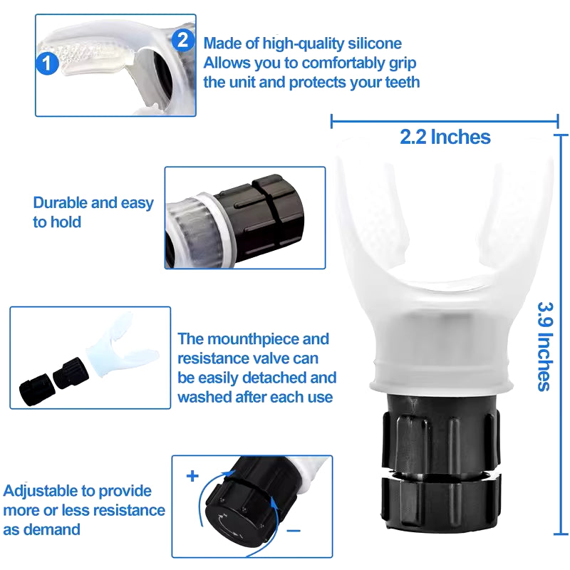 Portable Breathing Exercice Device