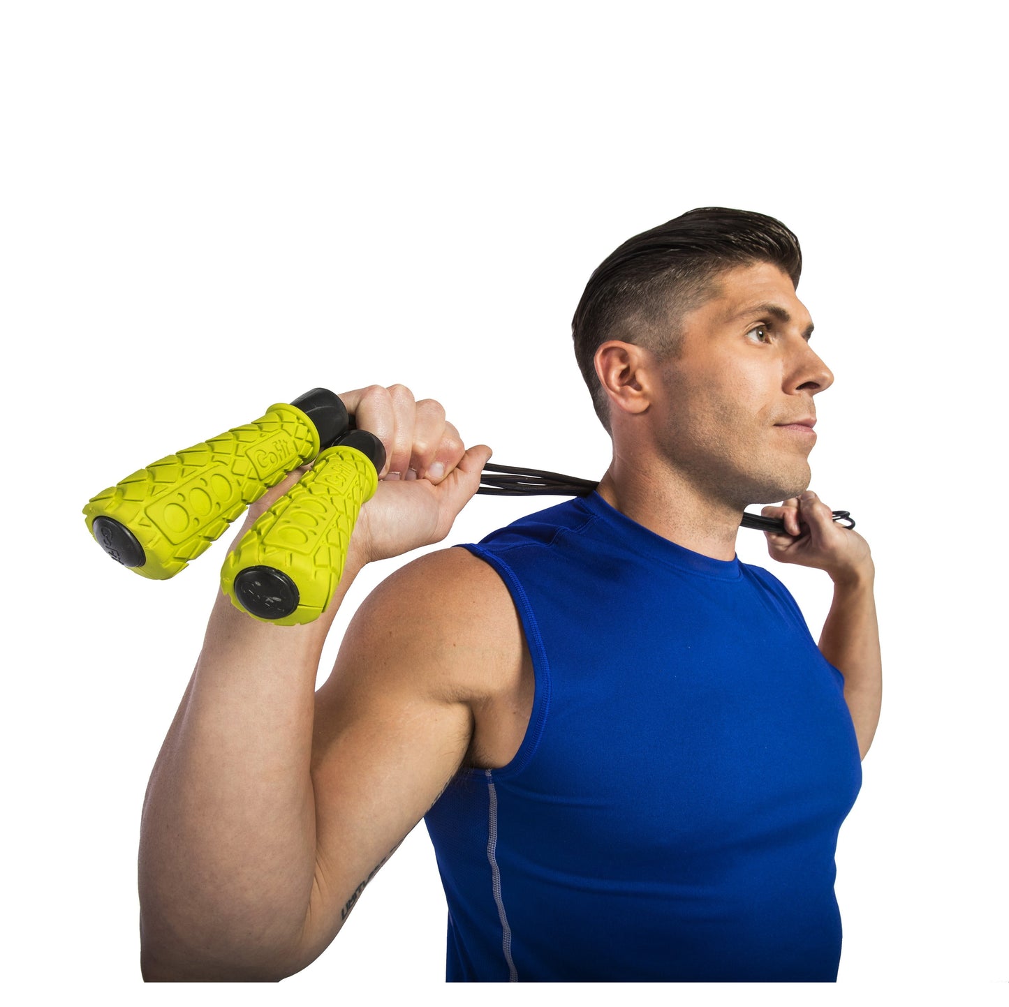 Speed Training Jump Rope with Padded Foam Grips - Adjustable 9Ft Rope, Ball Bearing Movement for Smooth Rotation