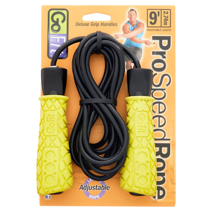 Speed Training Jump Rope with Padded Foam Grips - Adjustable 9Ft Rope, Ball Bearing Movement for Smooth Rotation