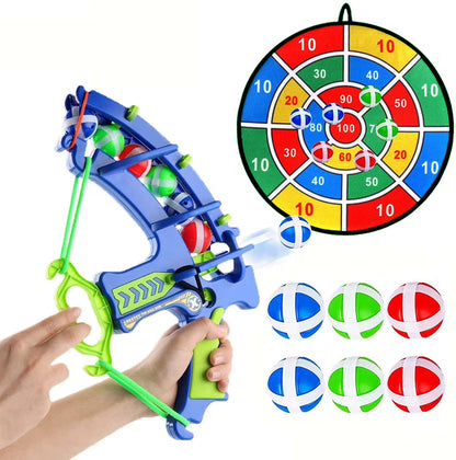 Kids' Bows with 16 Ball for Ages 4-6 Youth Sticky Ball Archery Toy, Perfect for Gifts