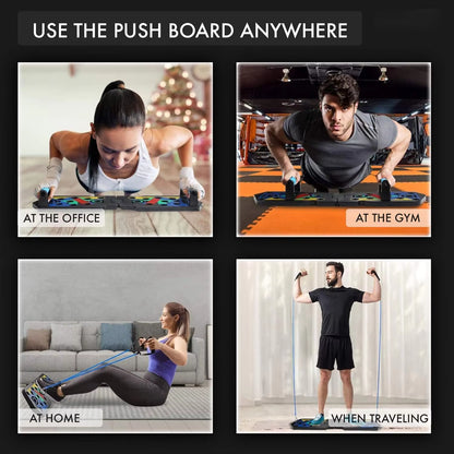 Push-Up Board for different positions and muscle working