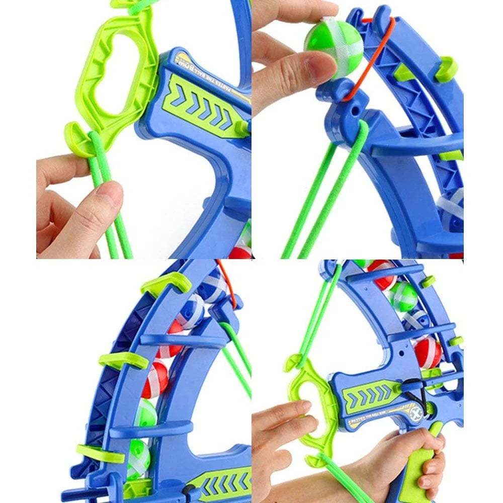 Kids' Bows with 16 Ball for Ages 4-6 Youth Sticky Ball Archery Toy, Perfect for Gifts
