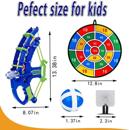 Kids' Bows with 16 Ball for Ages 4-6 Youth Sticky Ball Archery Toy, Perfect for Gifts