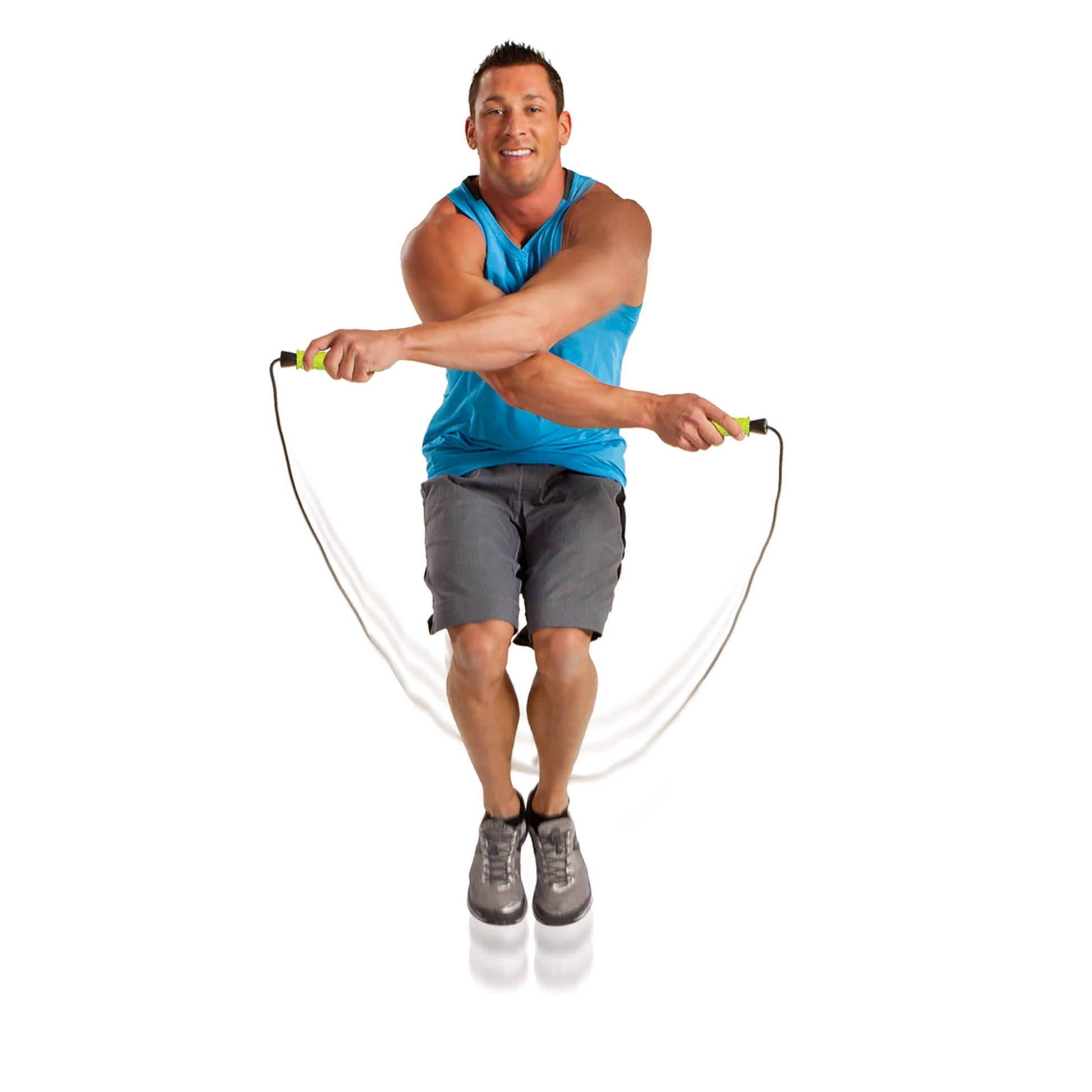 Speed Training Jump Rope with Padded Foam Grips - Adjustable 9Ft Rope, Ball Bearing Movement for Smooth Rotation