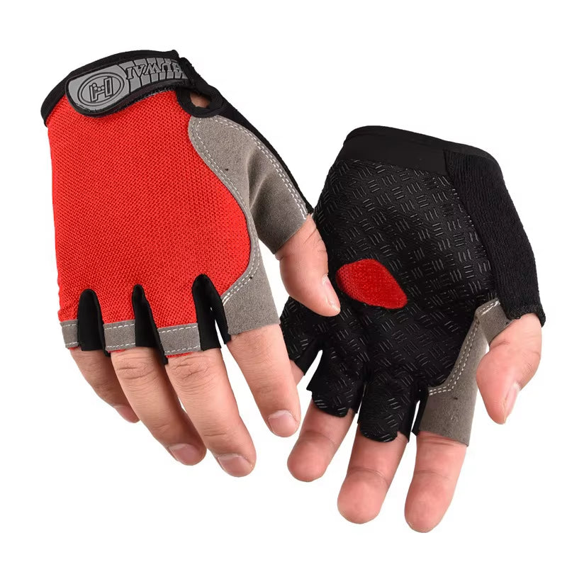 Weightlifti Gym Gloves Fitness Training Fingerless Men Women Bodybuilding Exercise Sports Gloves Cycling anti Slip Breathable