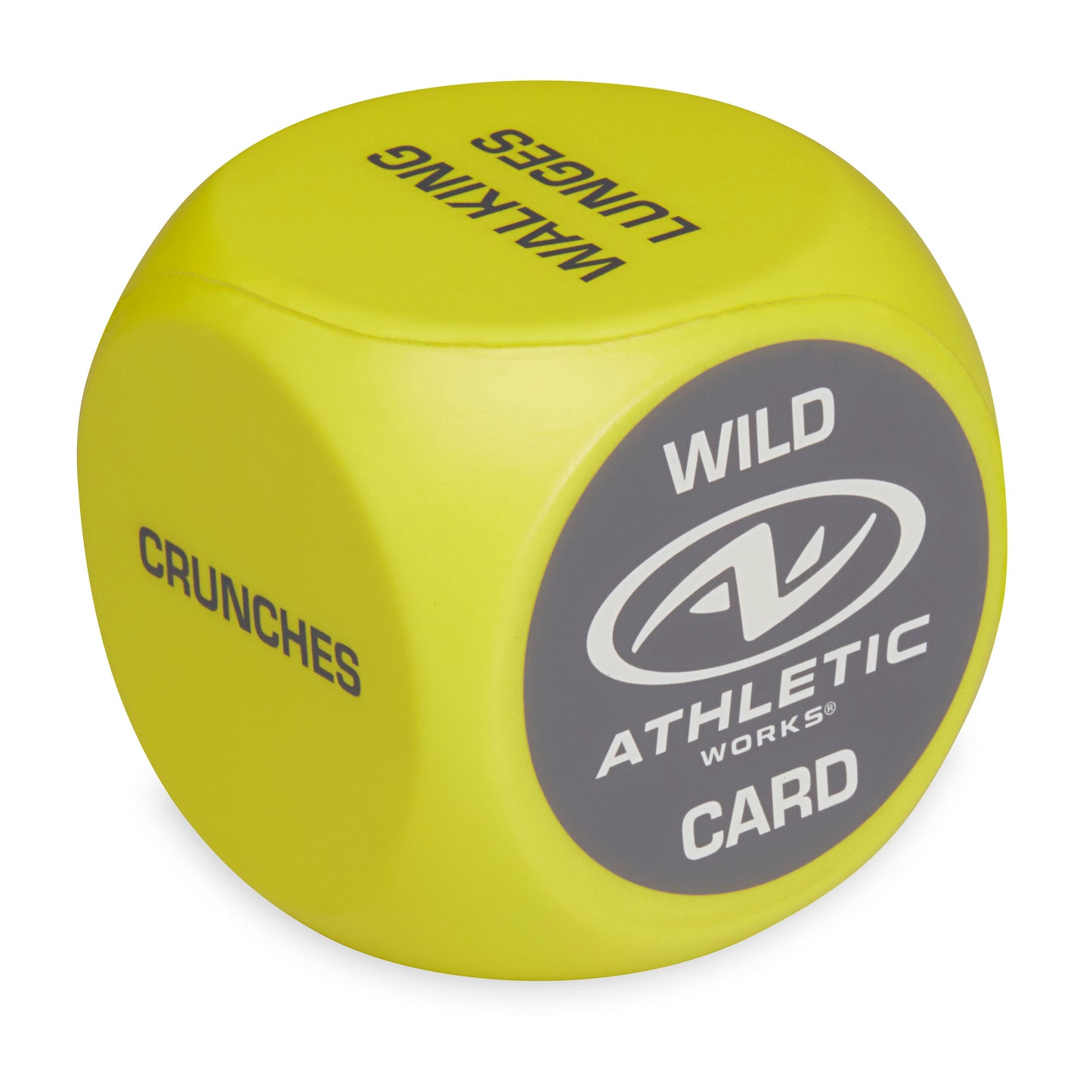 Exercise Workout Dice, Foam, 2 Count, Yellow, Adult