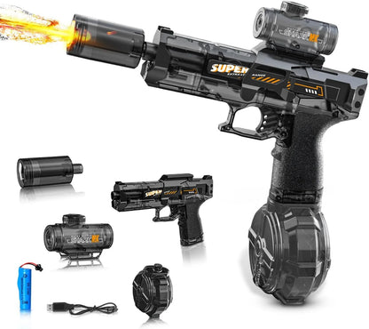Electric Water Gun,Full Automatic Electric Squirt Gun, 28-32 FT Range, Water Blaster,Water Playing Toys for Outdoor