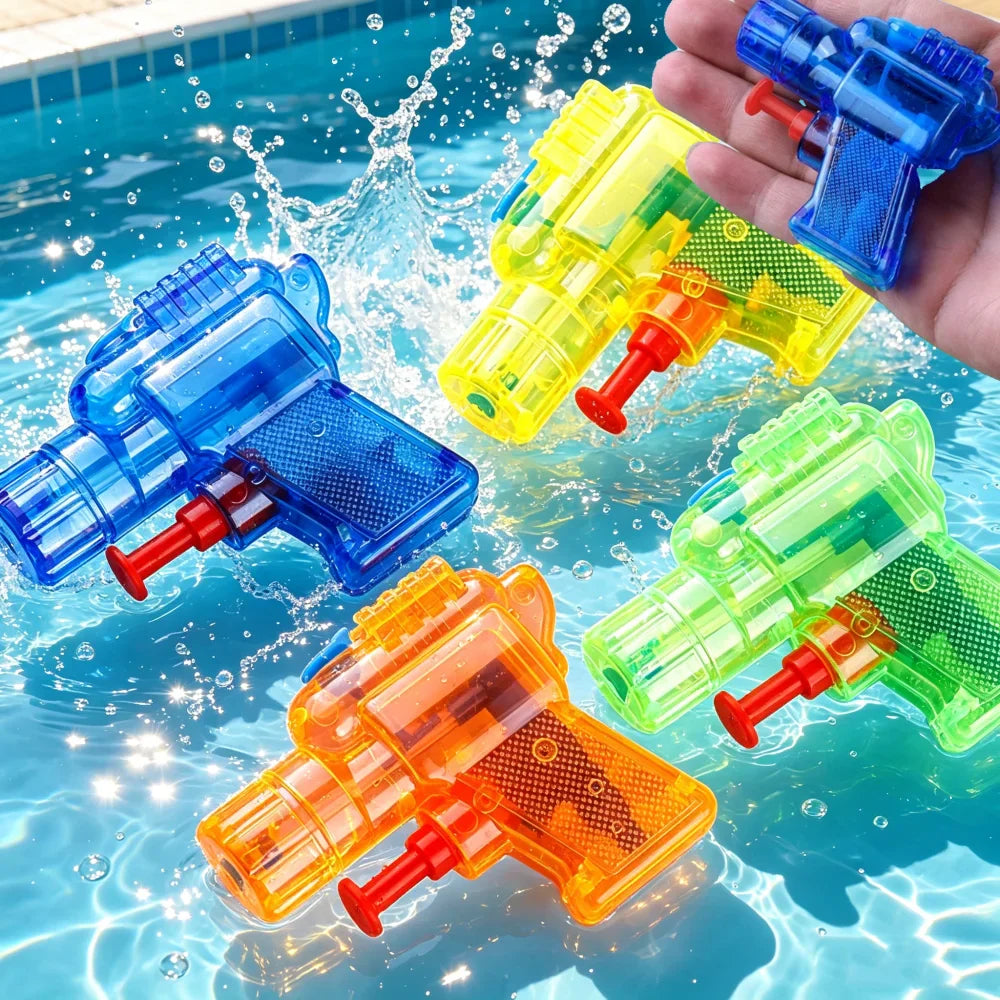 5/10Pcs Mini Transparent Water Gun Toy for outdoor