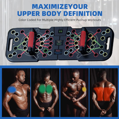 Push up Board for different positions to work on different muscles